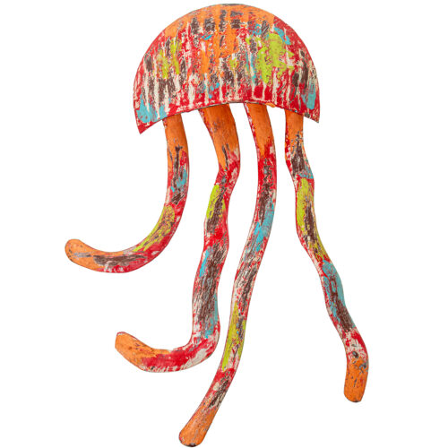 APLIQUE PARED MEDUSA HIERRO