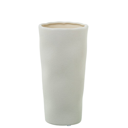 JARRON CERAMICA 23CM CREMAREMA