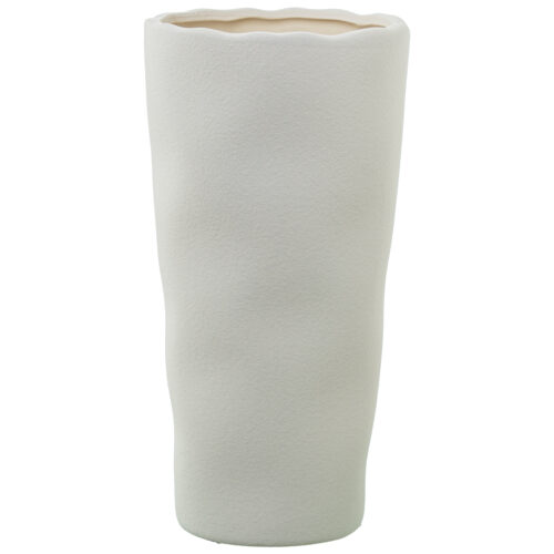 JARRON CERAMICA 28CM CREMA