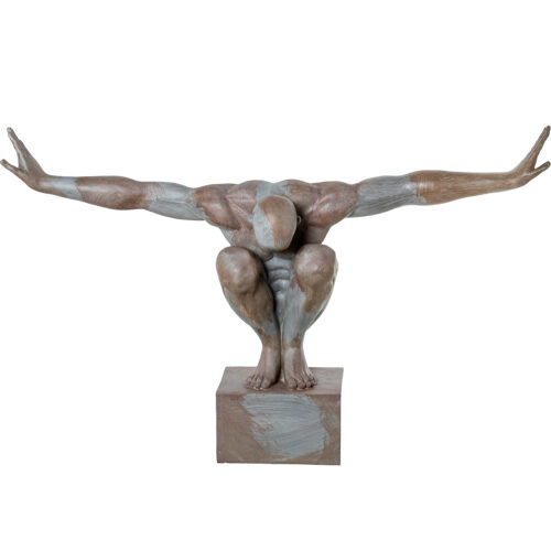 FIGURA GIMNASTA 64CM RESINA