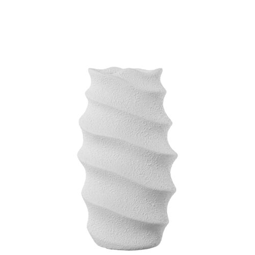 JARRÓN CERÁMICA 40CM ONDULADONA