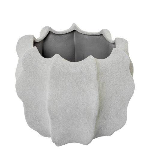 JARRON CERAMCA 28CM GRIS ARENAA
