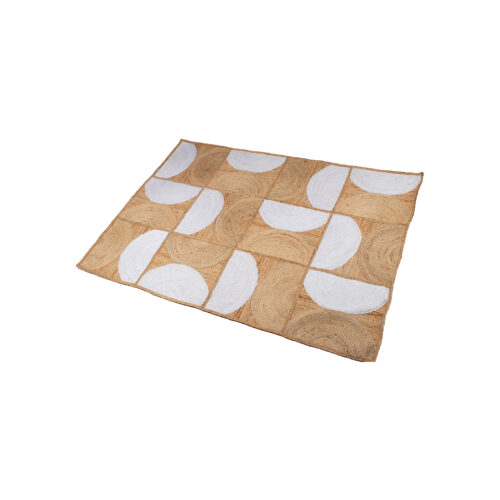 ALFOMBRA YUTE 60X100CM SEMICÍR30CM