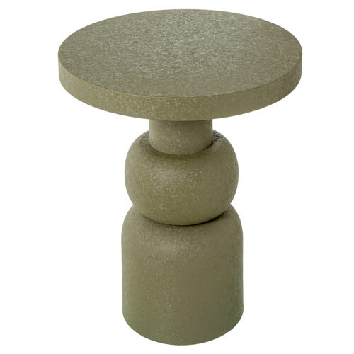 MESA METAL ACABADO MATE VERDE