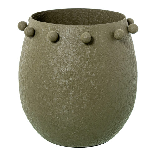 PORTAVELAS METAL ACABADO MATEBLANCO