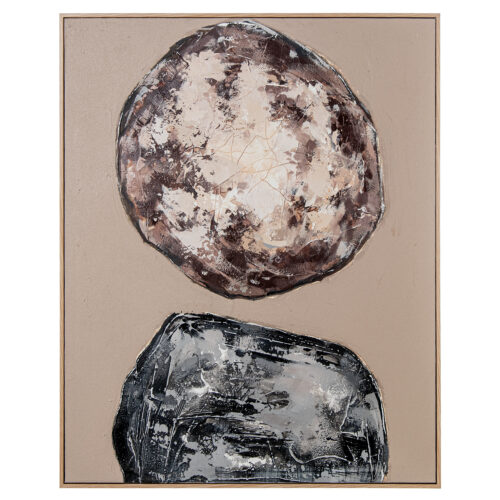 CUADRO LIENZO IMPRESO ABSTRACTO 80X100CM MARCO PS