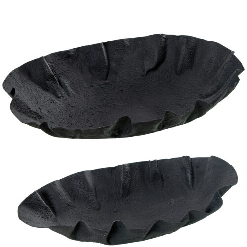 SET 2 CENTROS METAL HIERRO NEGDE