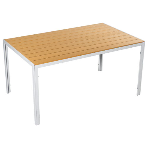 MESA ALUMINIO BLANCO TABLERO PO POLIETILENO