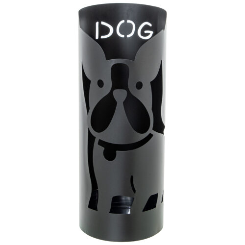 PARAGUERO METAL REDONDO NEGRO