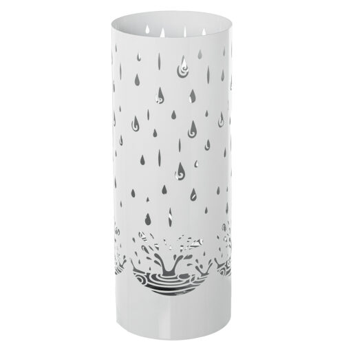 PARAGUERO METAL REDONDO BLANCO