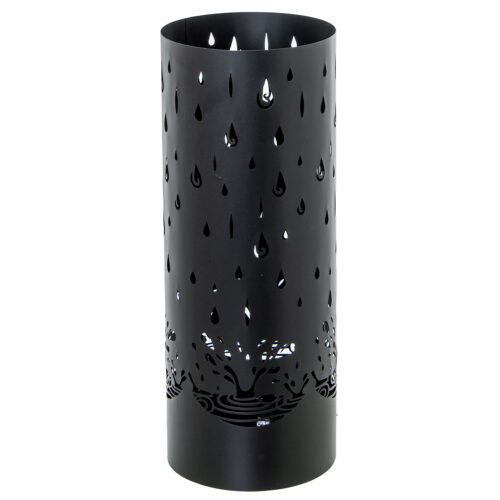 PARAGUERO METAL REDONDO NEGRO