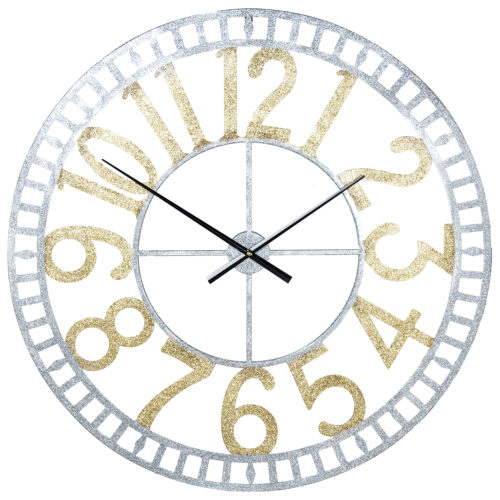 RELOJ PARED HIERRO 98CM MANECI