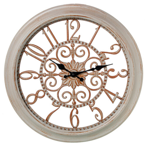 RELOJ PARED 40CM ACRÍLICO BLANDO/ BLANCO