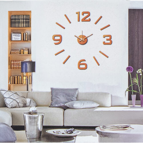 RELOJ PARED ADHESIVO GOMA EVA