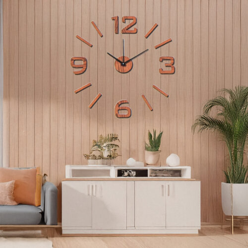 RELOJ PARED ADHESIVO GOMA EVANEGRO