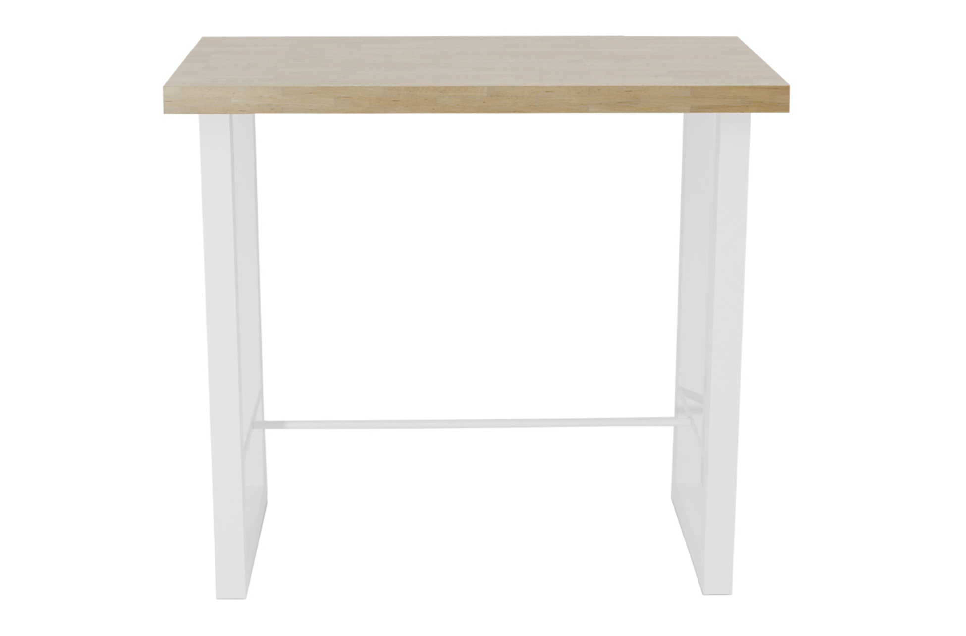 MESA ALTA LOFT 120 X 70 CM ROBLE NORDISH / BLANCO. - Imagen 3