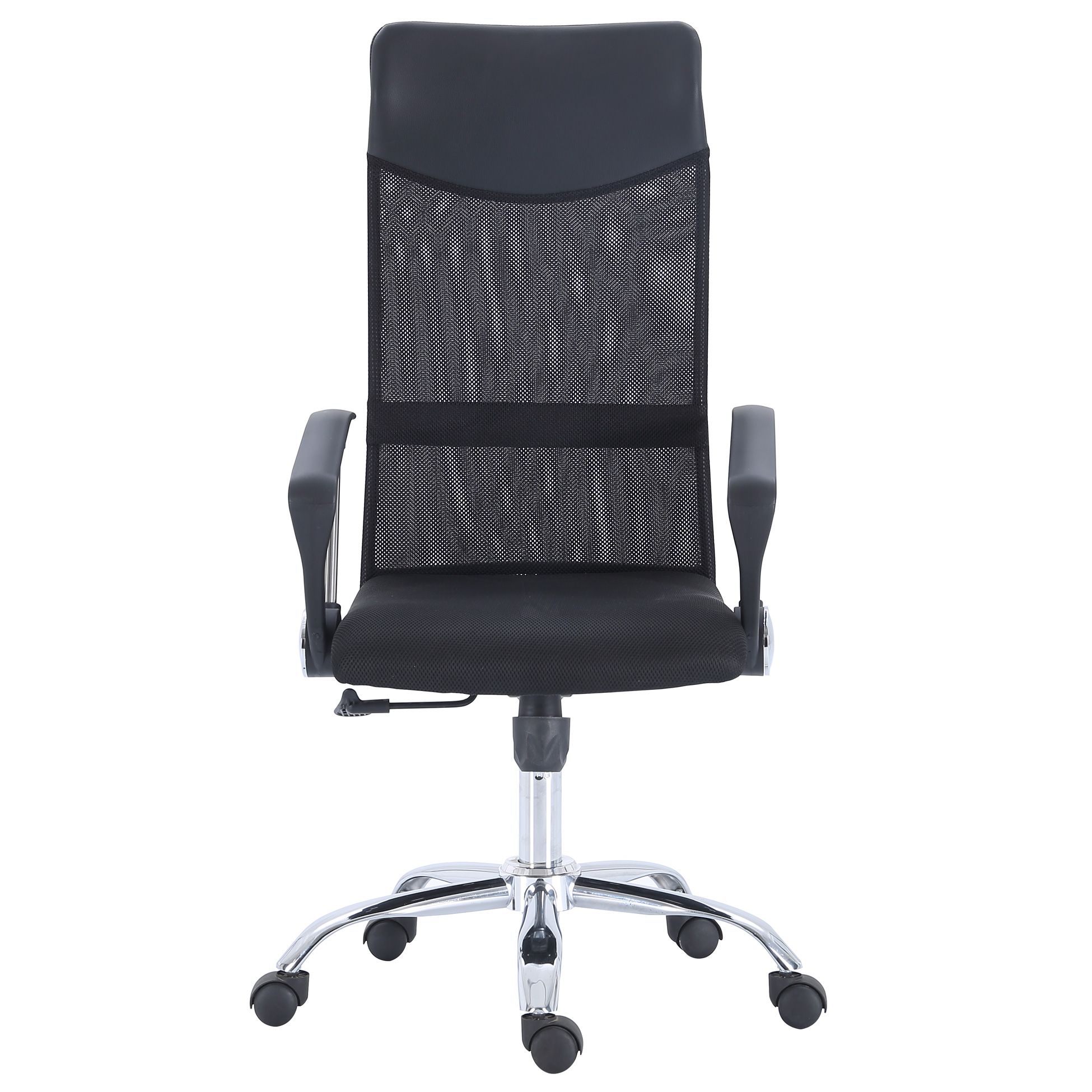 SILLÓN GIRATORIO COACH RED TRANSPIRABLE NEGRO. - Imagen 2