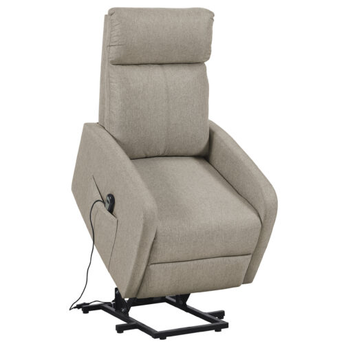 SILLON RELAX ELEVADOR LIFE TEJIDO BEIGE.