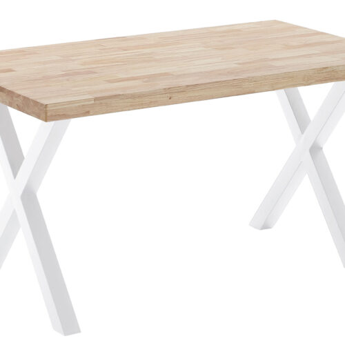 MESA COMEDOR FIJA X-LOFT 140 x 80 CM  ROBLE NORDISH / BLANCO