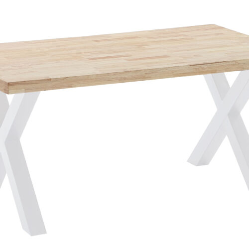 MESA COMEDOR FIJA X-LOFT 160 x 90 CM  ROBLE NORDISH / BLANCO.