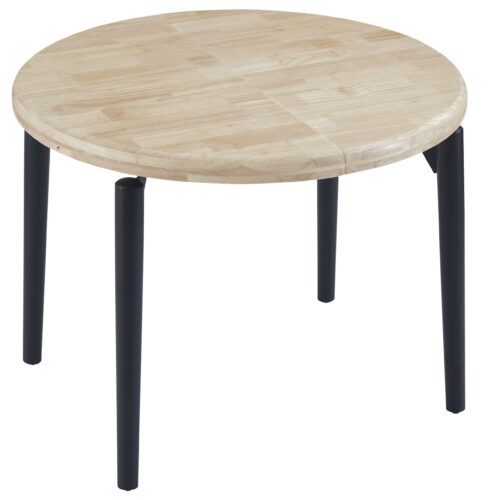 MESA COMEDOR REDONDA EXTENSIBLE 100 - 140 - 180 CM MOON NORDISH / NEGRO.