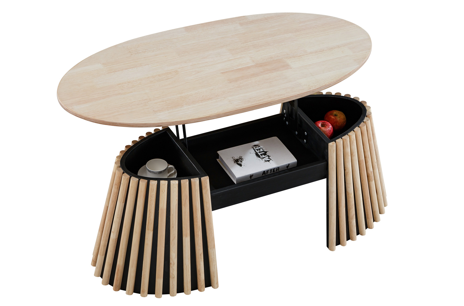 MESA CENTRO ELEVABLE GROVE 120 X 60 CM NORDISH - Imagen 7