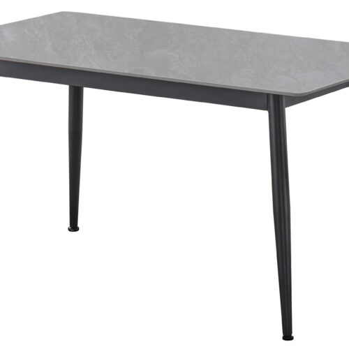 MESA COMEDOR FIJA BERNA 140 x 80 CM CERAMIC GREES GRIS