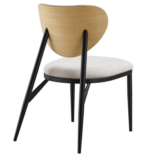 SILLA COMEDOR MOON TEJIDO BEIGE