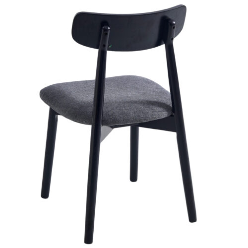 SILLA COMEDOR SHIA GRIS / NEGRO