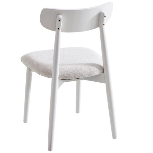 SILLA COMEDOR SHIA BEIGE / BLANCO