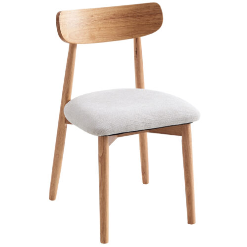 SILLA COMEDOR SHIA BEIGE / NATURAL