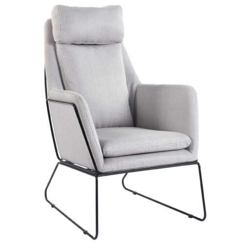 BUTACA TAPIZADA SINTRA TEJIDO BEIGE