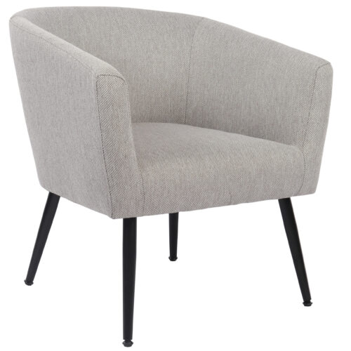 BUTACA CIRCULAR MELROSE GRIS MELANGE