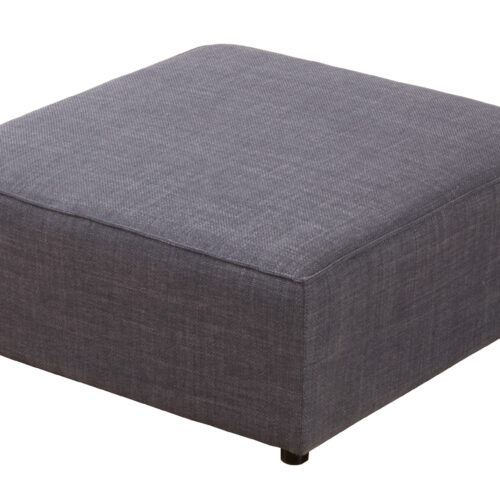 PUFF 90 X 90 CM SOFÁ MODULAR MOU TEJIDO GRIS