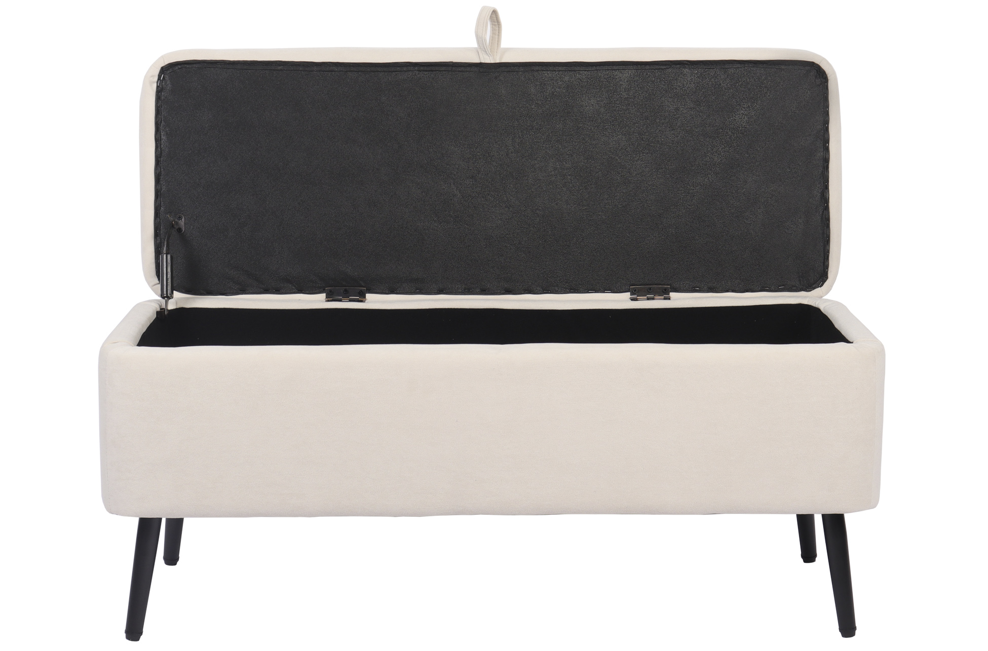 BAUL TAPIZADO MAISON 110 x 40 CM MICROFIBRA CREMA - Imagen 6