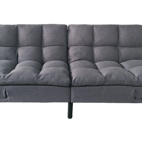SOFA CAMA CUSHION 108 x 183 CM TEJIDO GRIS