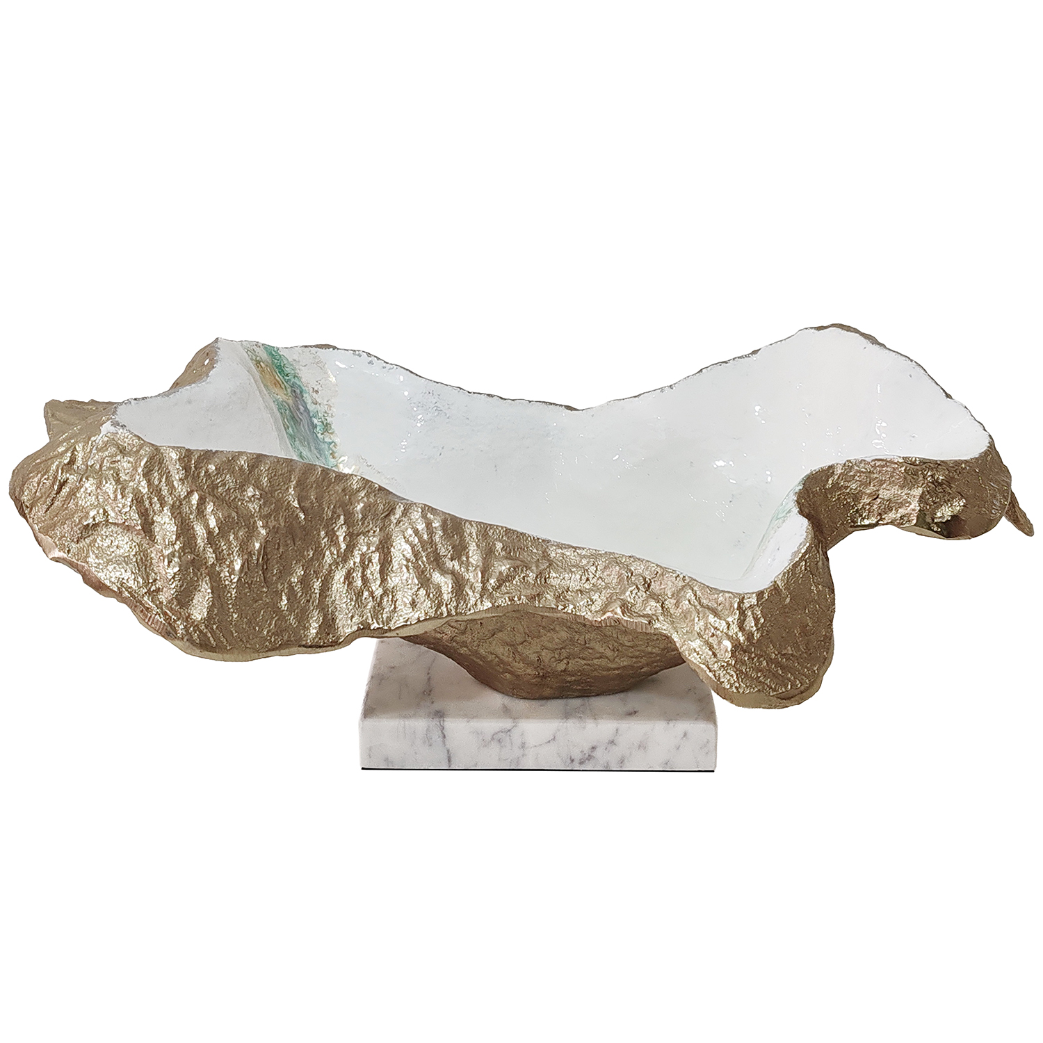 CENTRO ALUMINIO DORADO C/BASEMÁRMOL