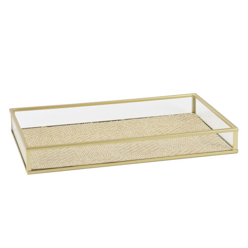 CAJA METAL DORADA