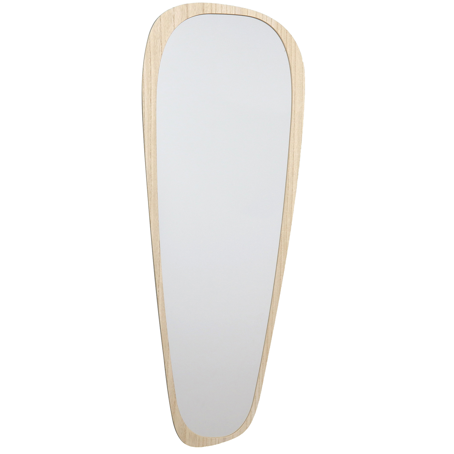 ESPEJO PARED MADERA NATURAL, COLGADO HORIZONTAL Y VERTICAL