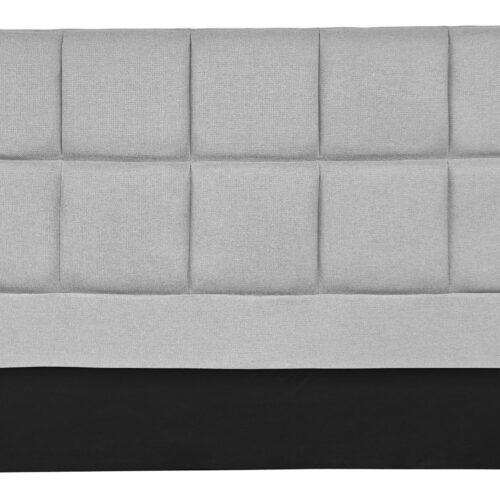 CABECERO TAPIZADO LUMOS 160 CM TEJIDO GRIS CLARO