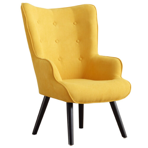 BUTACA VOSS TEJIDO MOSTAZA