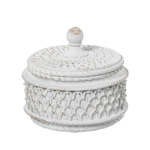 JOYERO RESINA BLANCOCO CALADO