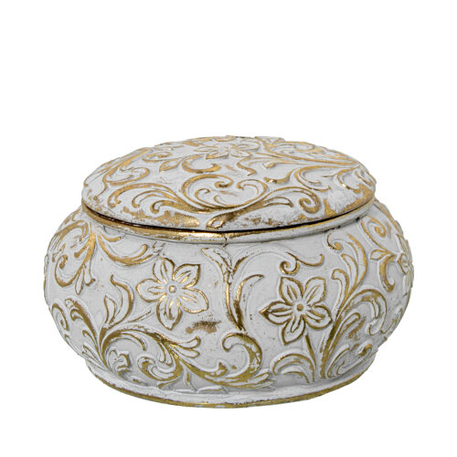 JOYERO RESINA DORADODO