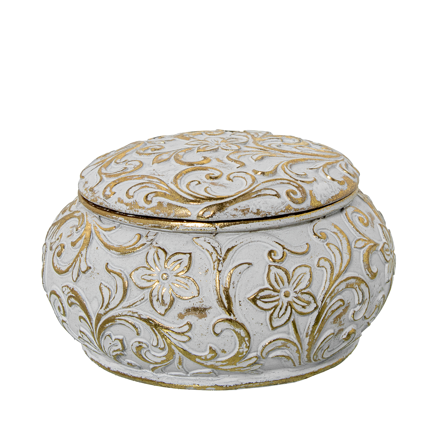 JOYERO RESINA DORADODO