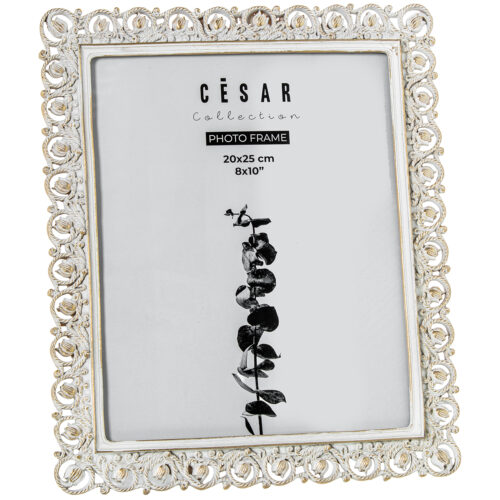 PORTAFOTOS RESINA 20X25CM DORADO