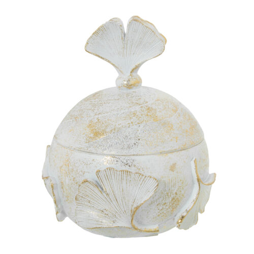 JOYERO RESINA BLANCA/DORADACO/DORADO