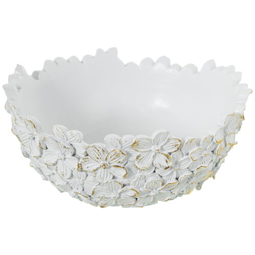 CENTRO RESINA BLANCO/DORADO