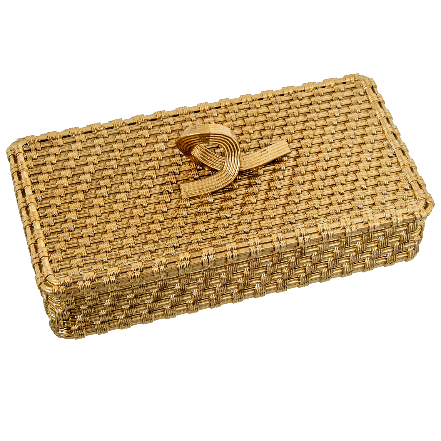 JOYERO RESINA DORADODO