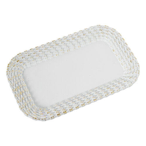 CENTRO RESINA BLANCO/DORADO