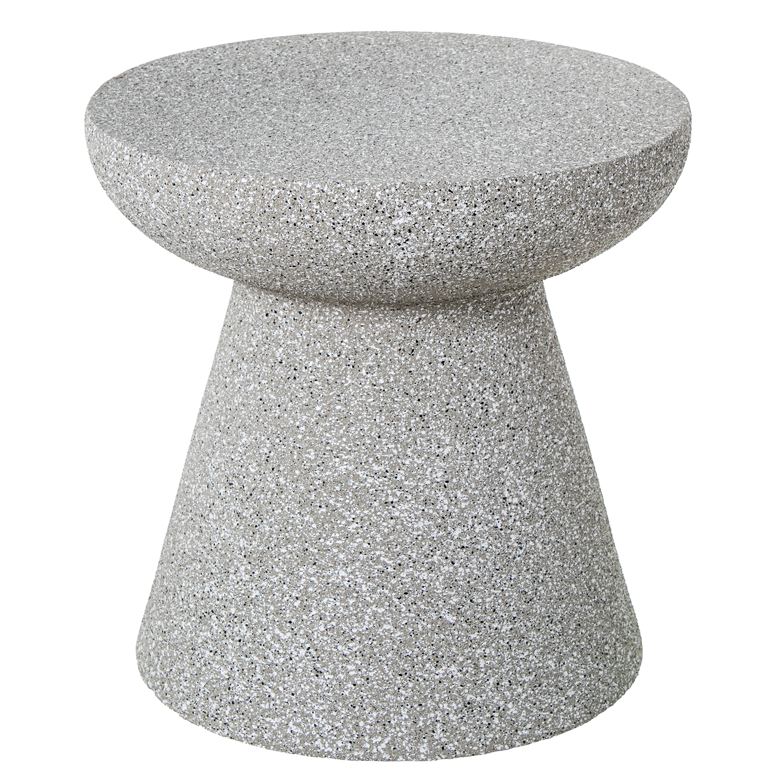 MESA AUXILIAR FIBRA DE VIDRIOROSA BRILLO